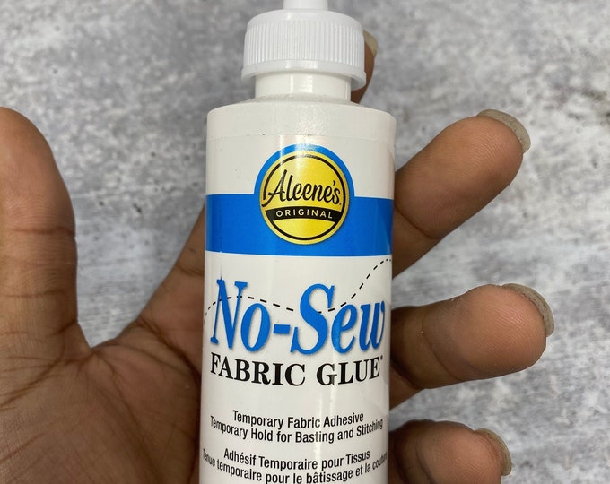 NEW, no Sew Fabric Glue, Temporary Fabric Adhesive, Temporary Hold for