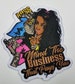 New SIZE, Mind the Business That Pays You, 4' Iron-on Patch,Applique for Clothing, Glam Girl, Girl Boss Patch for Hats, Crocs, and Jackets 