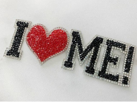 Toppa Termoadesiva Bandiera Italiana Con Strass – Lettera Alfabeto 8 Cm Per Applicazioni Su Abbigliamento E Accessori (Fatta A Mano) - 4