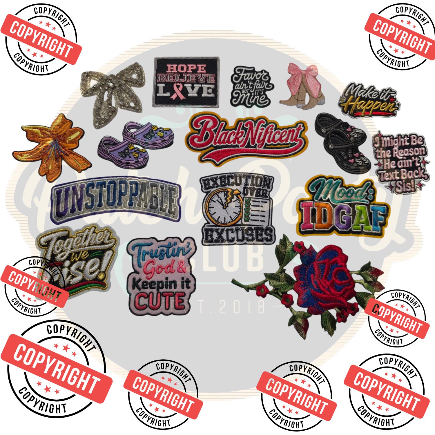 Patch Party Club: TWO Dollar Tuesday, Select Your Own Patches | Limited Release, Iron-on Patches for Jackets, Hats, DIY