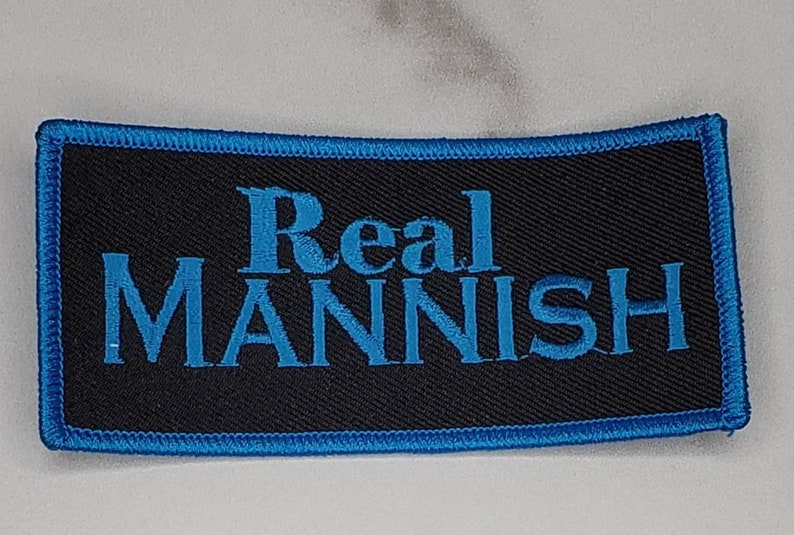 New Arrivalreal Mannish Men's Ironon Patch Etsy
