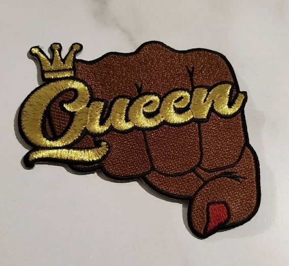 New Gold Crown Roi/Reine de fer sur transfert Motif W14cm rouge/bleu/or strass New Gold Crown Roi/Reine de fer sur transfert Motif W14cm rouge/bleu/or strass