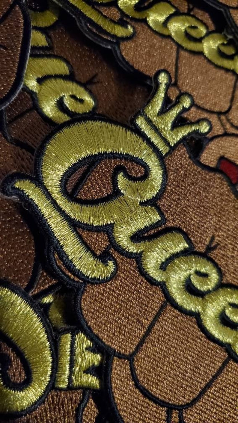 NEW Metallic Gold queen W/crown Fist Patch - Etsy