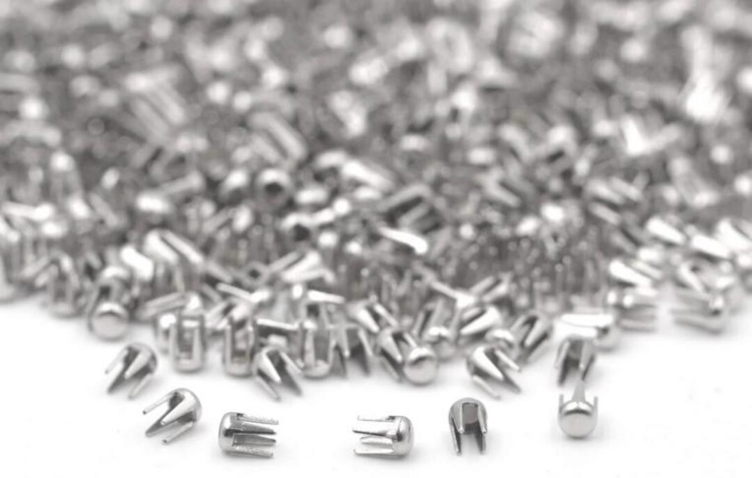 Replacement Rivet Pins, (100 Pcs) Replenish Pins for Hand Press Pearl ...