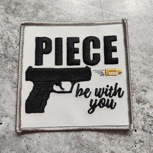Patch Party Club, (1 pièce) Écusson tactique humoristique « Une pièce, soyez avec vous », écusson thermocollant 3 x 3 pouces pour vestes, casquettes de camionneur, sacs, etc.