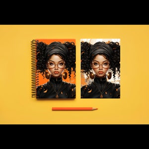 Downloadable: Precious &quot;Black-Headband&quot; Afrocentric Art, Digital Art Download, Charming Printable Sticker/Poster/Art for Home Decor & Crafts