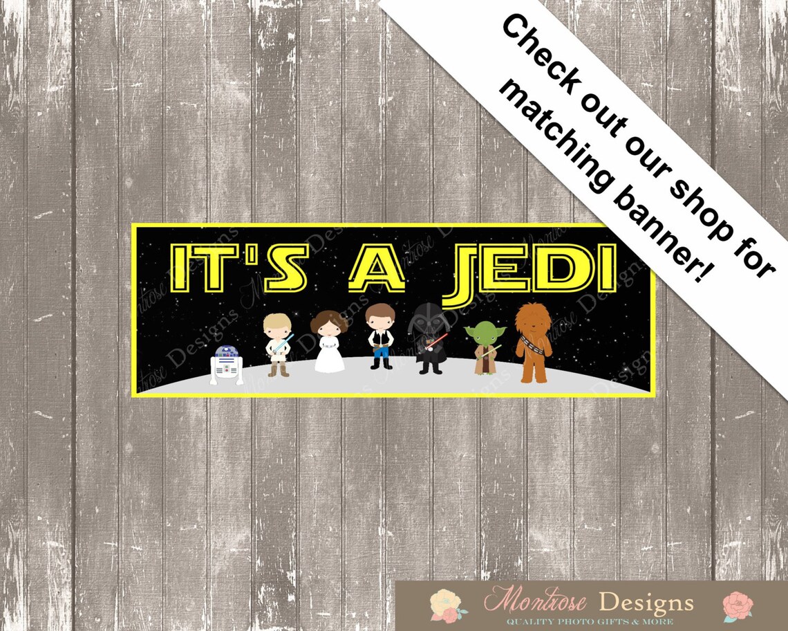 Star Wars Baby Shower Wishes for Baby little Jedi INSTANT Etsy