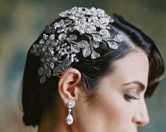 Bridal Headpiece ELODIE Head Piece, Bridal Tiara, Wedding Tiara, Bridal Crown, Bridal Headpiece, Wedding Hair Accessories