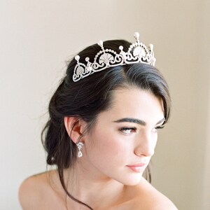 Tiara Bridal Tiara Crystal Tiara SOPHIA Swarovski Bridal Tiara Crystal Wedding Crown CZ Tiara Cubic Zirconia Wedding Tiara  Bridal Tiara