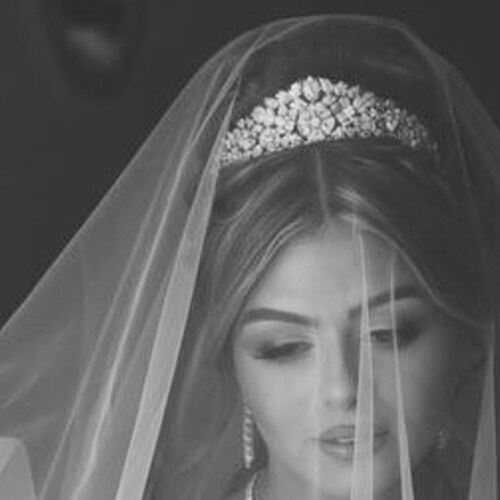 Bridal Tiara ELLINA Tiara Royal Bridal Crystal Wedding Crown Etsy