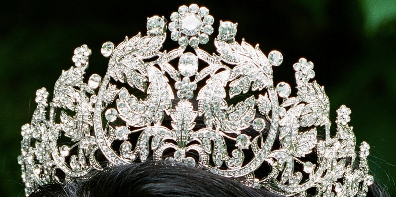 Bridal Tiara Swarovski Tiara CALISTA Swarovski Bridal Tiara, Crystal Wedding Crown, Rhinestone Tiara, Wedding Tiara, Tiara Crown image 4