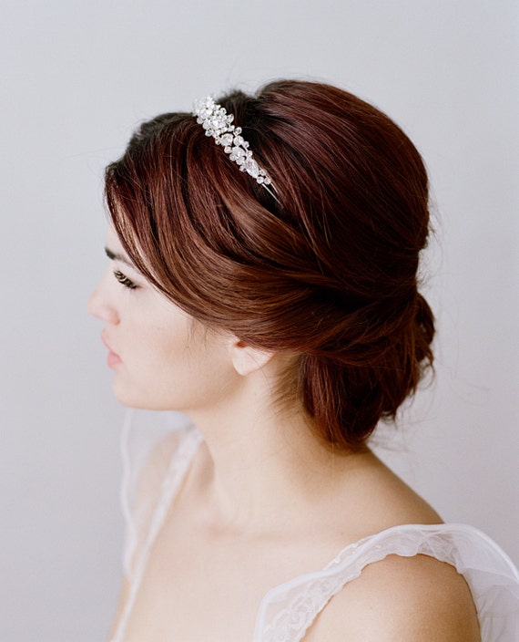 Swarovski Wedding Headband Hair Accessory-Hard to Find Bridal Headband, Swarovski Crystal Headband, Wedding  main image 3
