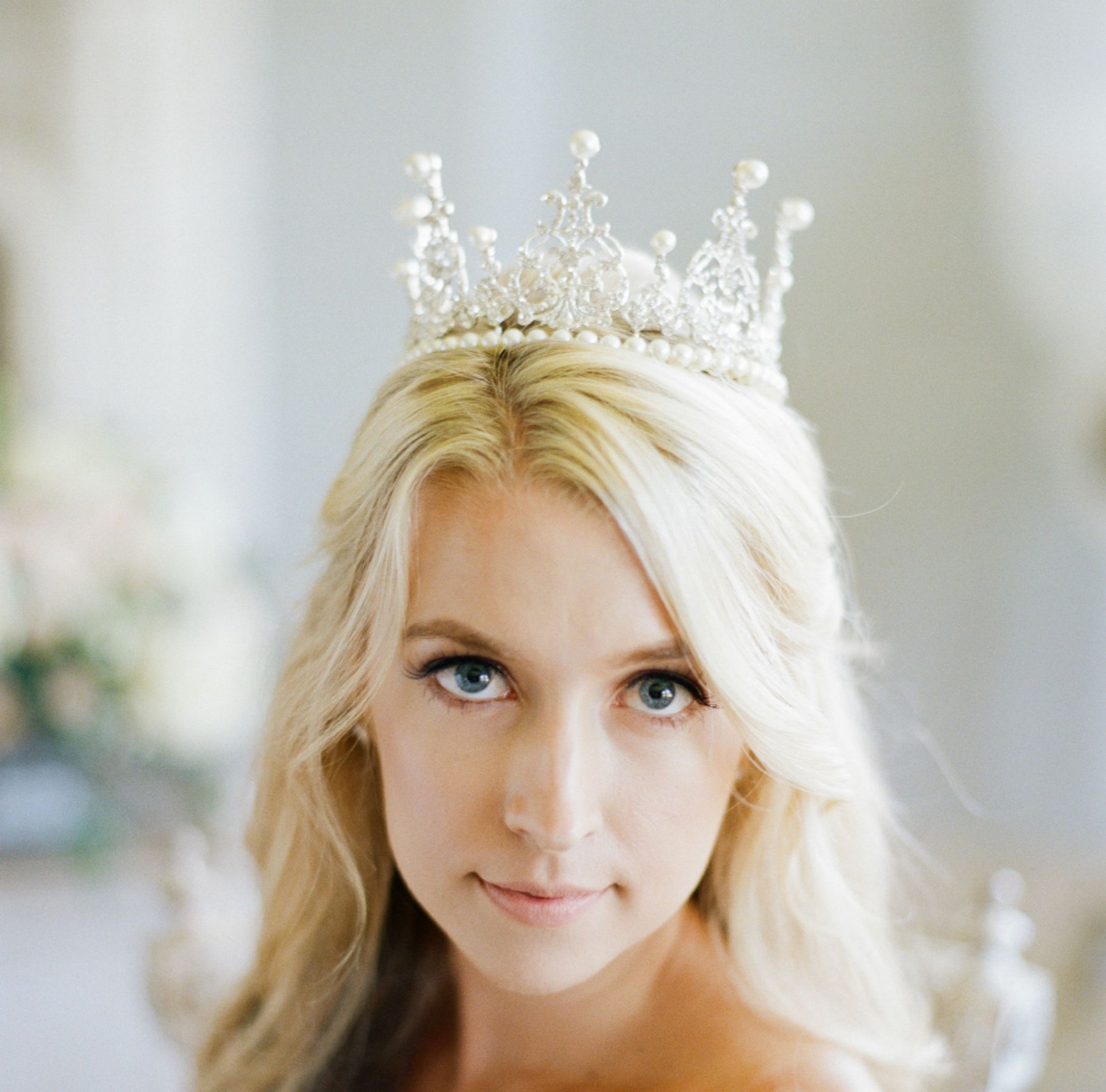 Tiara Wedding Tiara Bridal Tiara Bridal Crown Bridal Headpiece Etsy