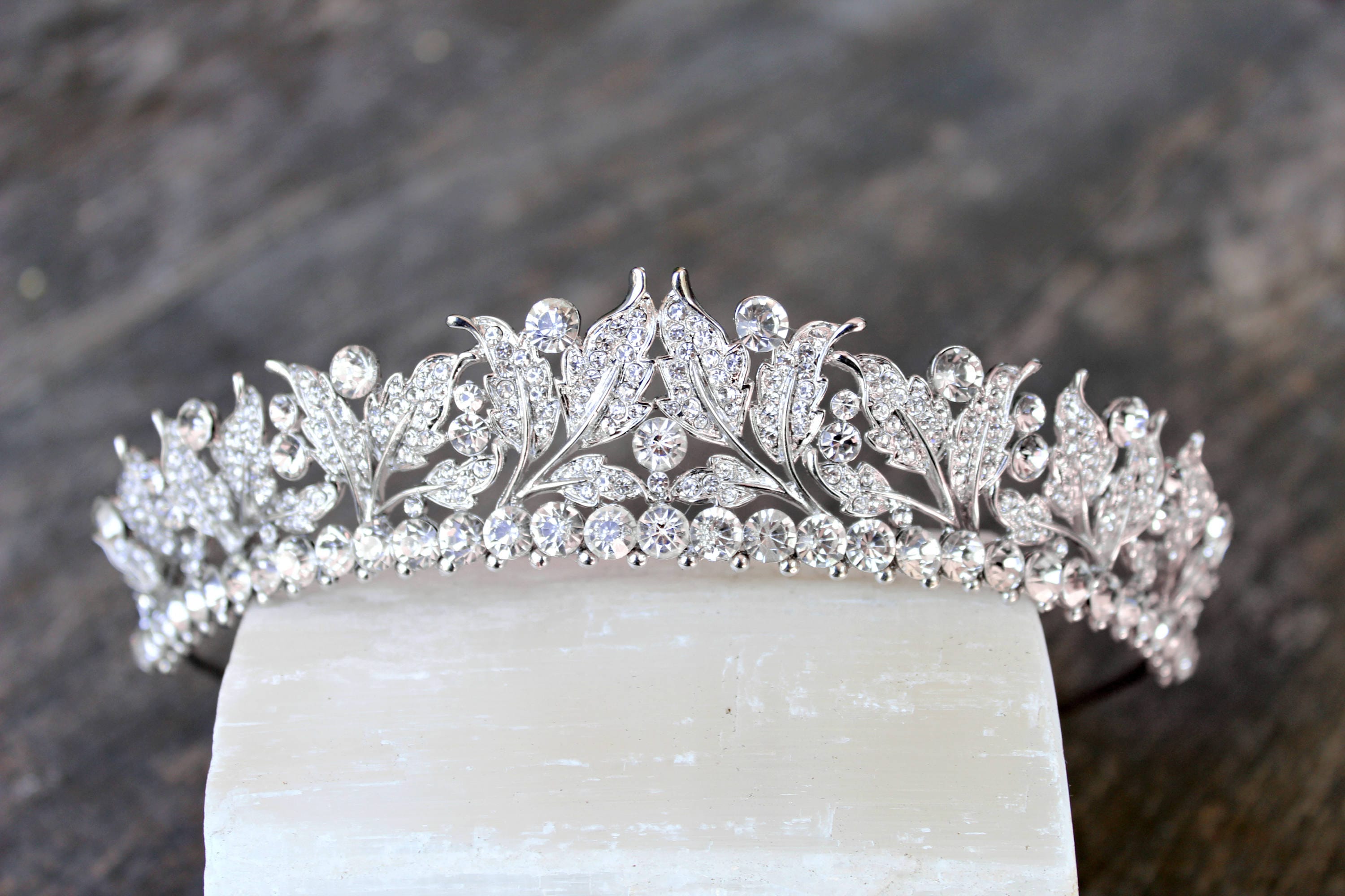 Swarovski Tiara Headband EDEN Luxe Ginevra NOBLESSE Swarovski Crystal Wedding Tiara | EDEN LUXE Bridal main image 2