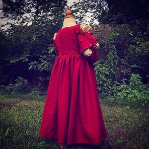 Girls Renaissance Dress, Girls Chemise, Medieval Renaissance Gown ...