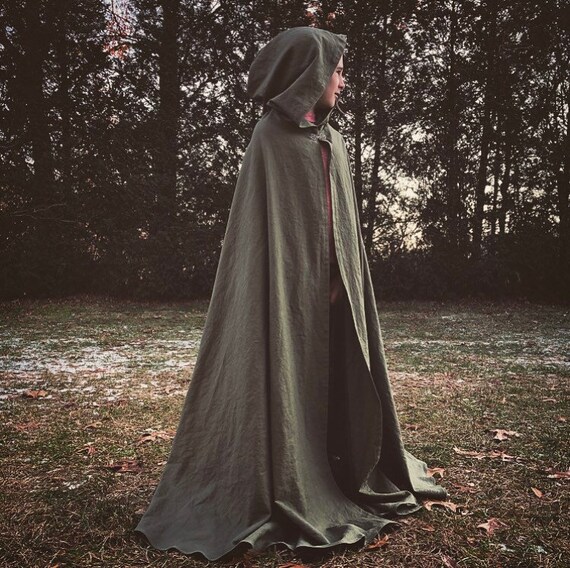 Linen Cloak cosplay costume kids costumes Elven cloak Etsy