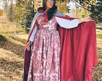 Cloak, women’s cloak, men’s cloak, fantasy cloak, renaissance cloak, renaissance costume, Larp costume, historical fantasy,