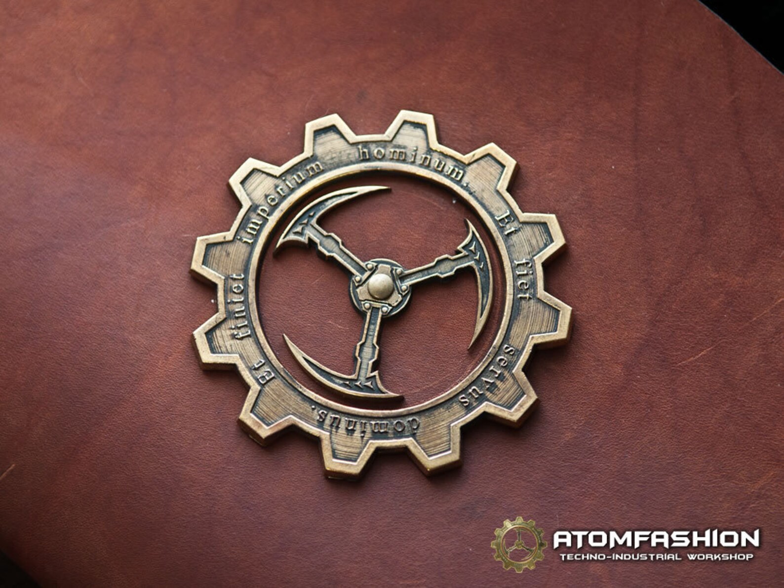 Steampunk leather binder 'Keeper's Wisdom' Etsy