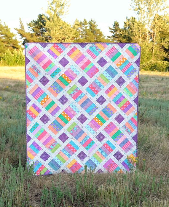 The Iris Quilt PDF Pattern Etsy Australia