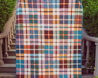 Patrón de mini colcha a cuadros