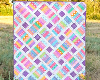 The Iris Quilt Pattern Size Extension - Queen and King Sizes