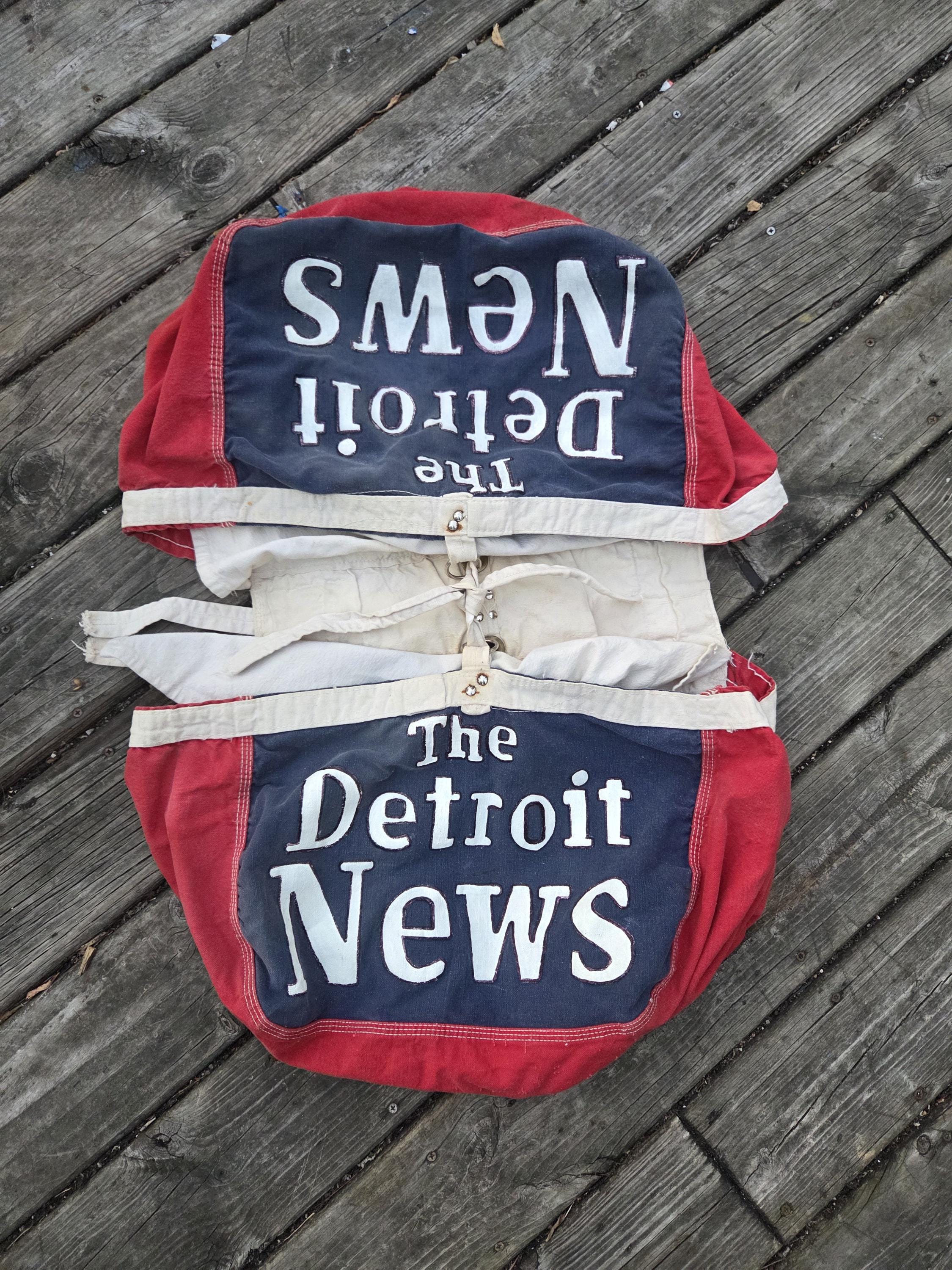 60s Newspaper Carrier Bag - Etsy