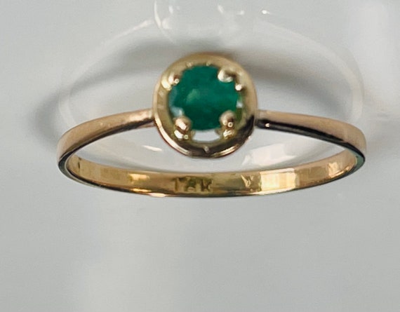 Emerald Ring 18K Colombian Emerald Ring Emerald R… - image 6