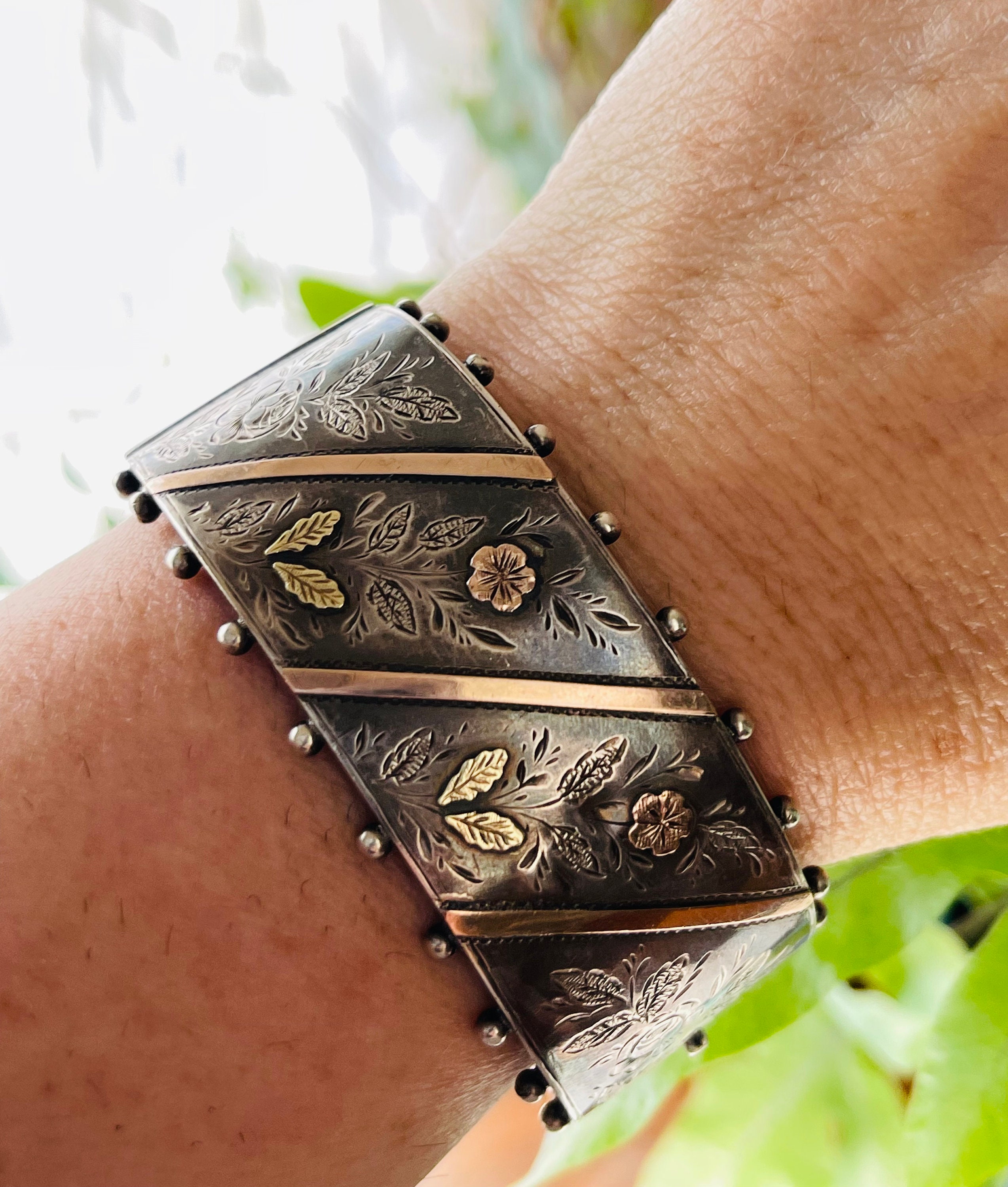 Antiques jewelry gold bracelet 1800s - Etsy 日本