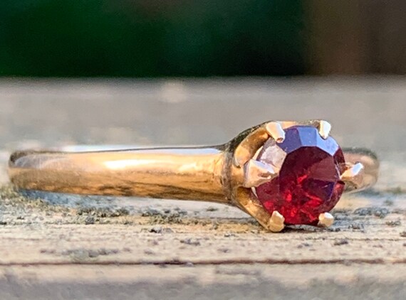Victorian Garnet Ring Victorian Garnet Ring Gothic