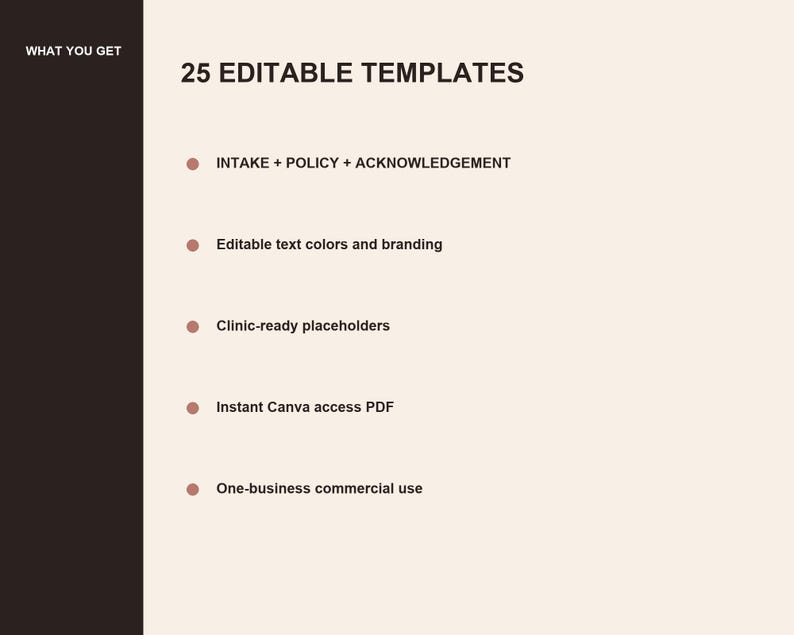 Med Spa Client Intake and Consent Forms Bundle | 25 Editable Canva ...