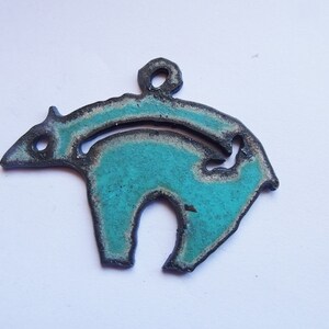 Fetish indian bear jewelry pendant  #NA-013