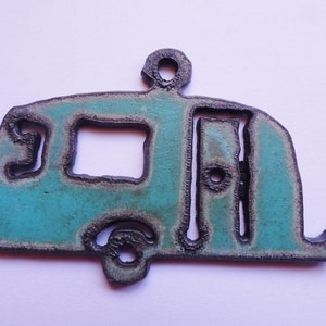Vintage camp trailer pendant jewelry  #TUP-11