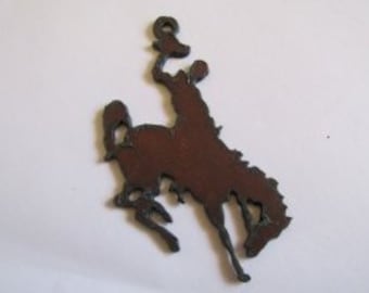 Rustic Metal Bronc Rider Bronco #RR-149