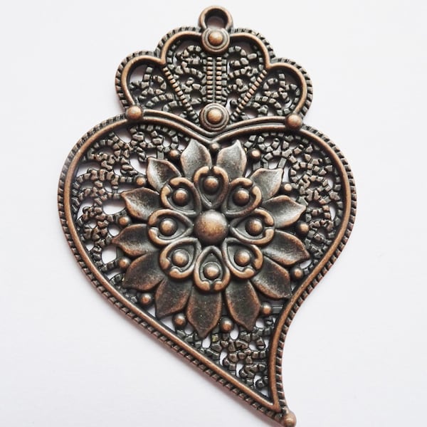 Milagro sacred heart jewelry pendant #RM-448