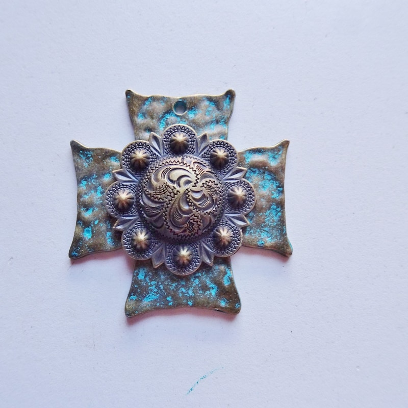 [Brighton] Mosaic Paseo Concho Necklace main image 0