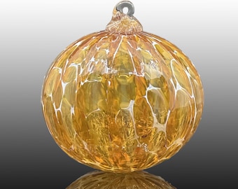 Hand Blown Glass Ornament • November Birthstone Gifts • November Birthday • Christmas Gifts