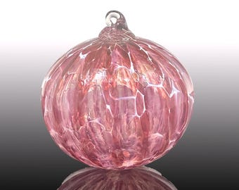July Birthday gift, Ruby Birthstone ornament, hand blown glass ornament, Christmas Gifts