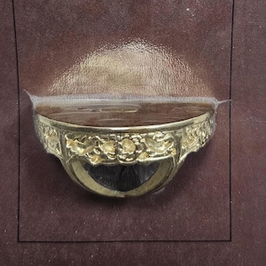 Antique Dollhouse Shelf, Vintage Dollhouse Gold, Metal Shelf, Miniature Shelf, Mini Shelving Unit, Dollhouse Decor, Dollhouse Accessories