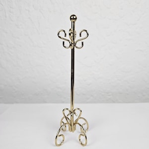 Vintage Dollhouse Miniature Coat Rack, Antique Dollhouse Coat Rack, Mini Coat Rack, Miniature Coat Rack, Dollhouse Living Room Decor