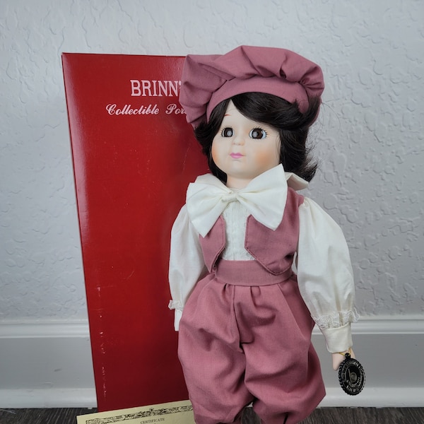 Brinn's Lara's Theme Musical Porcelain Doll, In Box w Orig. Tag, Antique Doll, Vintage Toy, Collectible Doll, Collectible Toy, Antique Toy