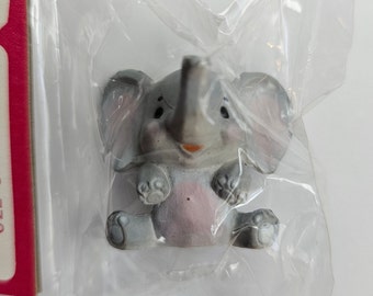 Mini Elephant, Vintage Miniature Elephant, Fun Miniatures, Tiny Elephant Figurines, Elephant Lover Gift, Elephant Craft Miniature
