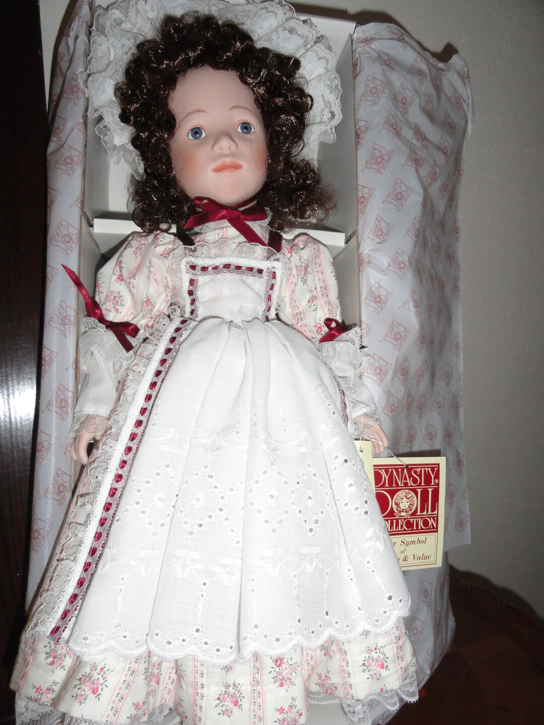 Dynasty Dolls Ingrid Porcelain Doll in Box Original Tag Etsy