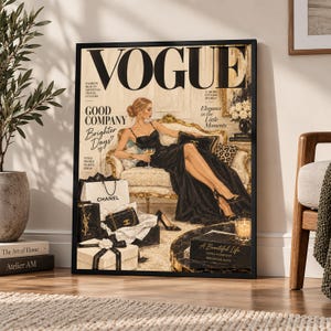 Chanel Wall Art With Frame - Etsy