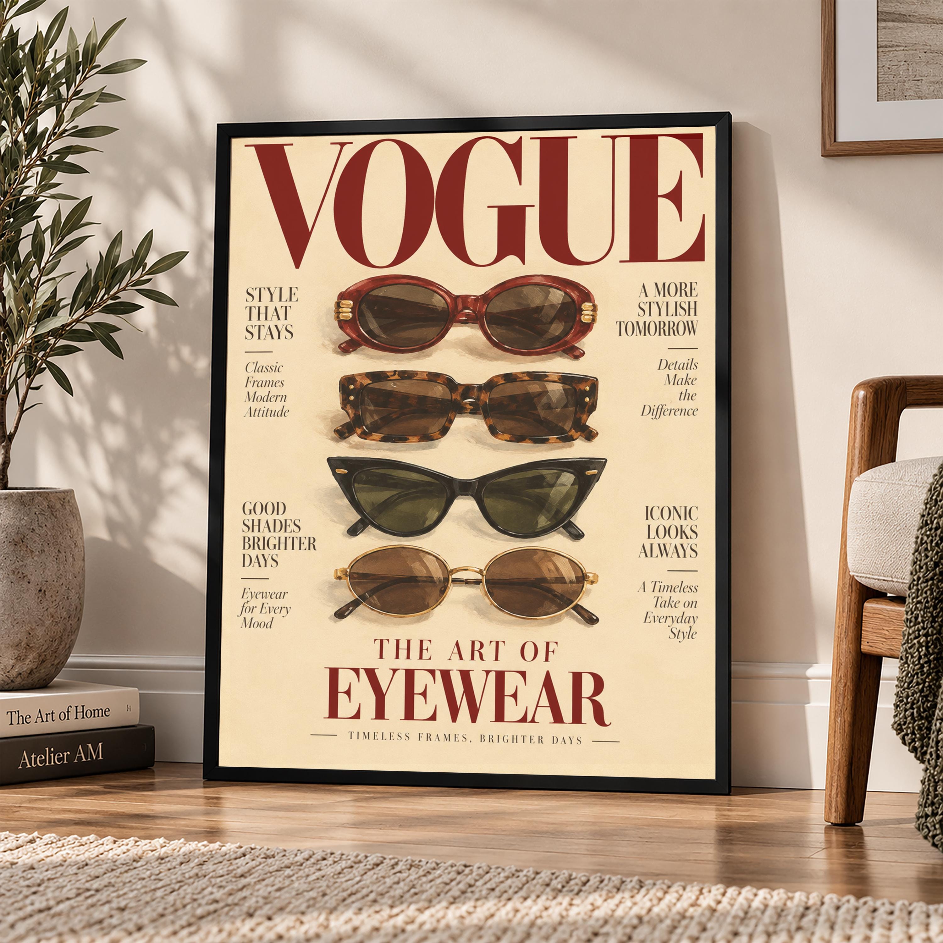Vintage Vogue Mirror - Etsy Canada