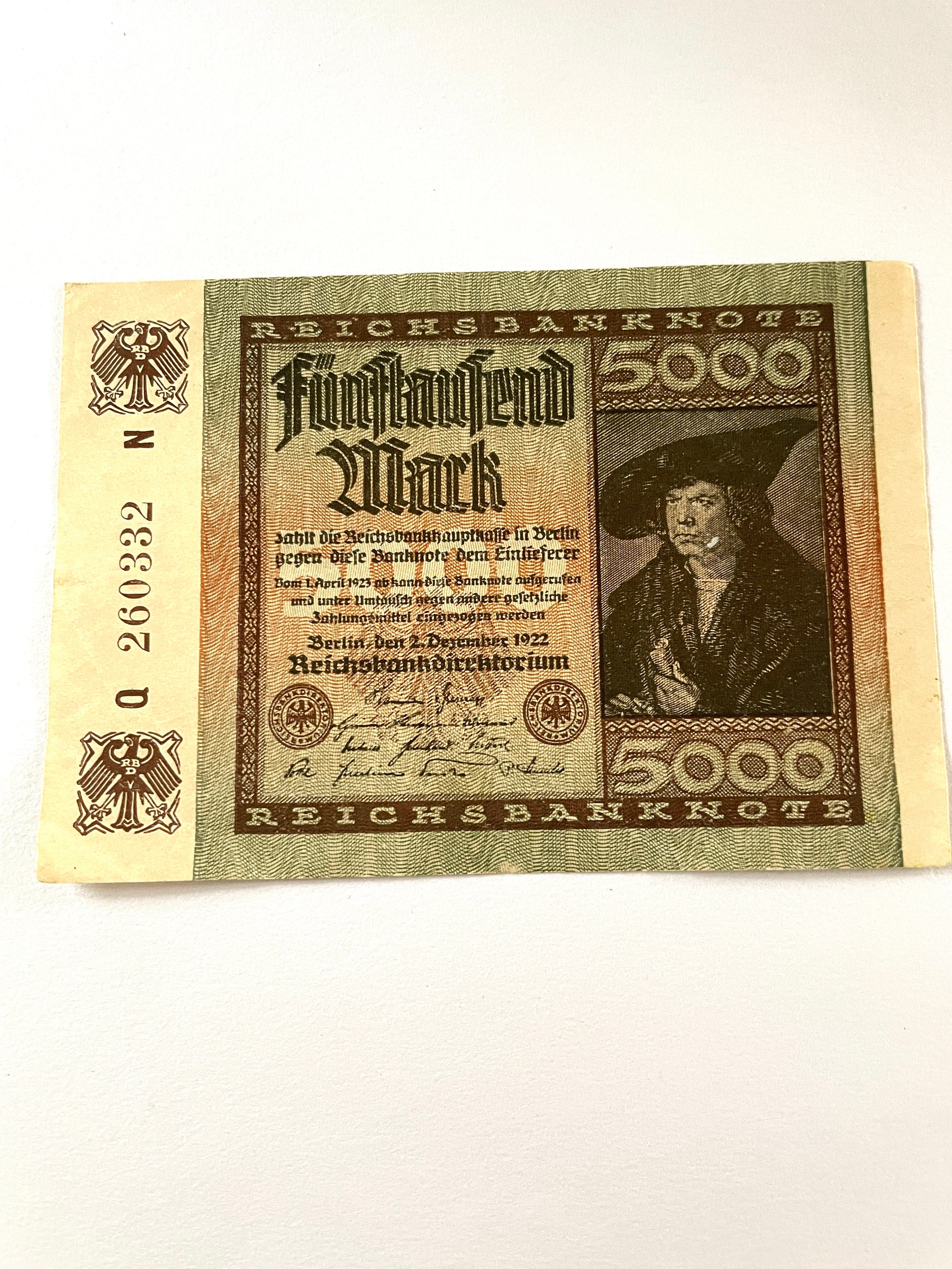 1923 German Mark - Etsy