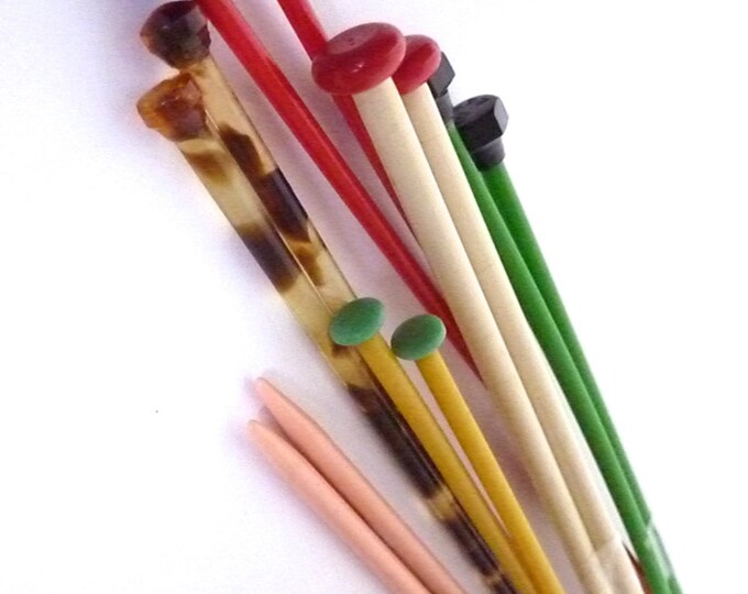 Vintage Knitting Needles Collection of Knitting Needles 6 Etsy