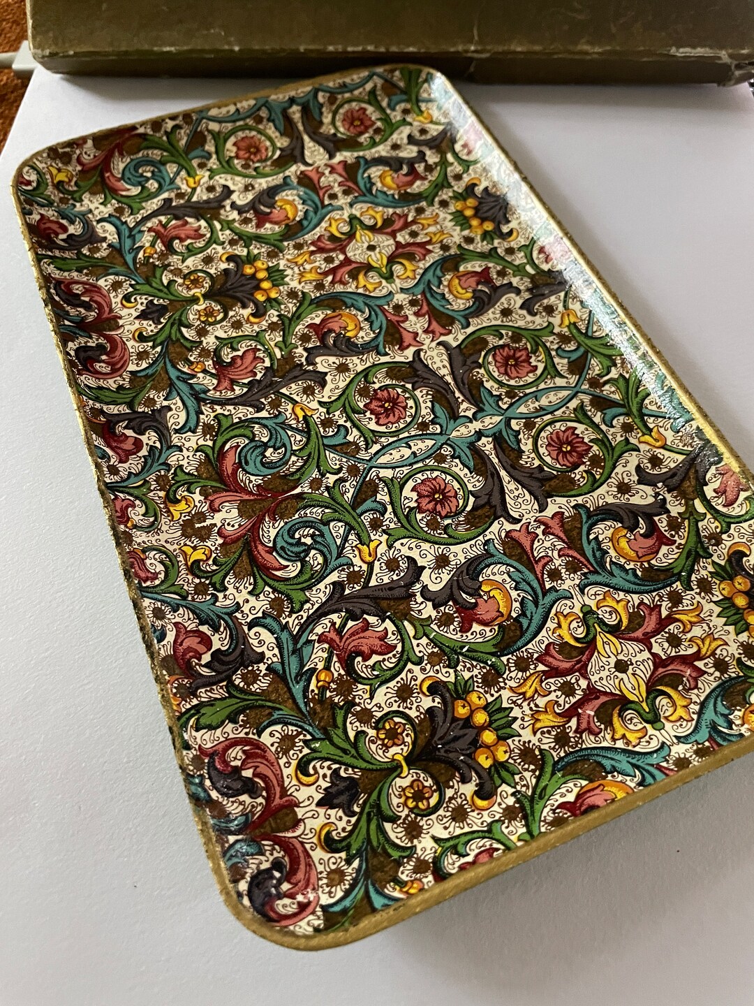 Vintage Small Tray Dressing Table Decor Jewellery Tray Etsy