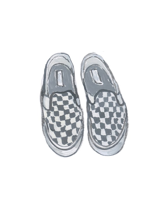 checkered vans