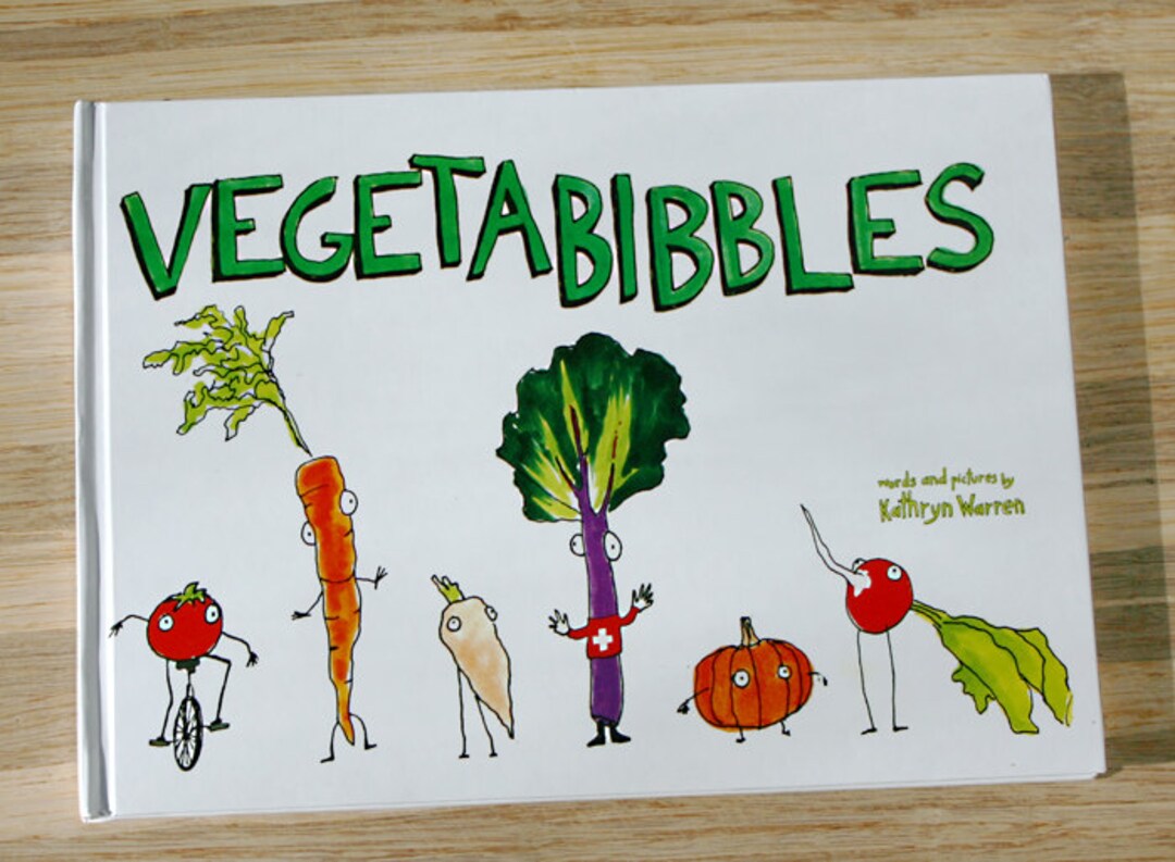 Vegetable Book for Children - Etsy