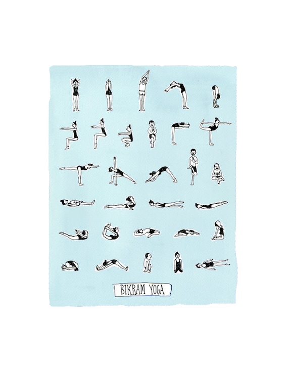 It's just a picture of Bikram Yoga Poses Chart Printable regarding inner peace It is a picture of Bikram Yoga Poses Chart Printable regarding inner peace